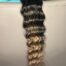 Product photo of curly hair extensions